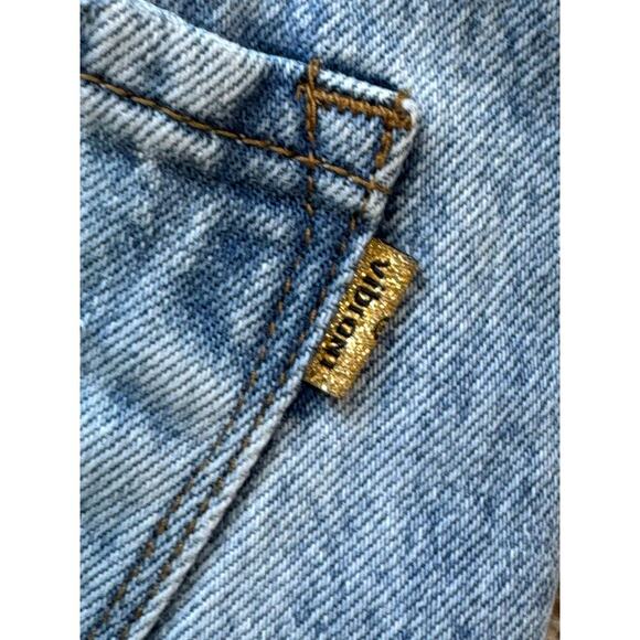 VIBRANT Gold Tag Woman's Jeans/Pants, size 3; Wide leg; ripped styling; Junior - Picture 7 of 10